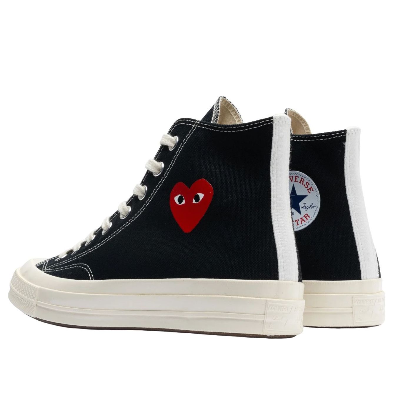 Converse Chuck Taylor All Star 70 Hi Comme des Garcons PLAY Single Heart Black