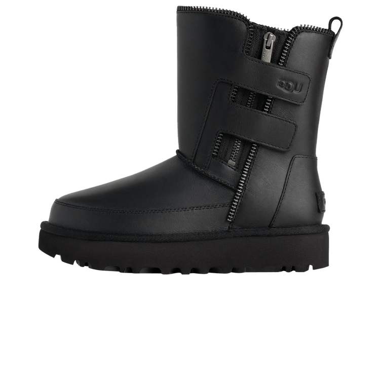 UGG Classic Short Moto Boot Black