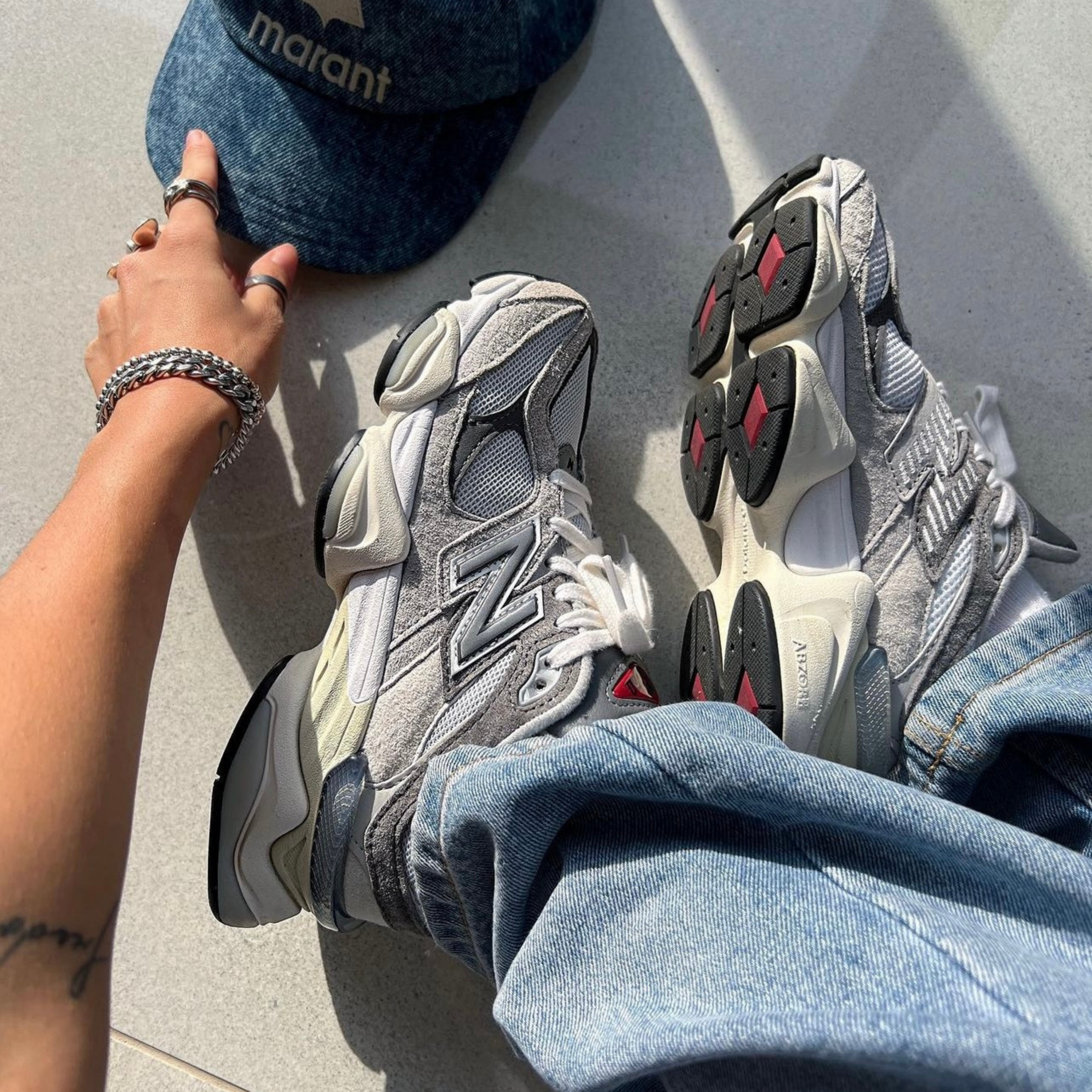 NEW BALANCE 9060 RAIN CLOUD GREY