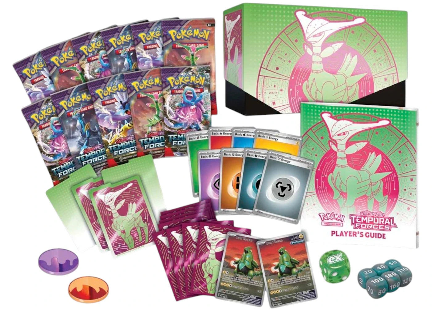 2024 Pokémon Scarlet & Violet Temporal Forces (Iron Leaves) Pokemon Center Elite Trainer Box