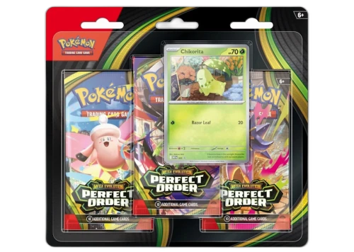 2026 Pokémon Mega Evolution Perfect Order Chikorita Blister Pack