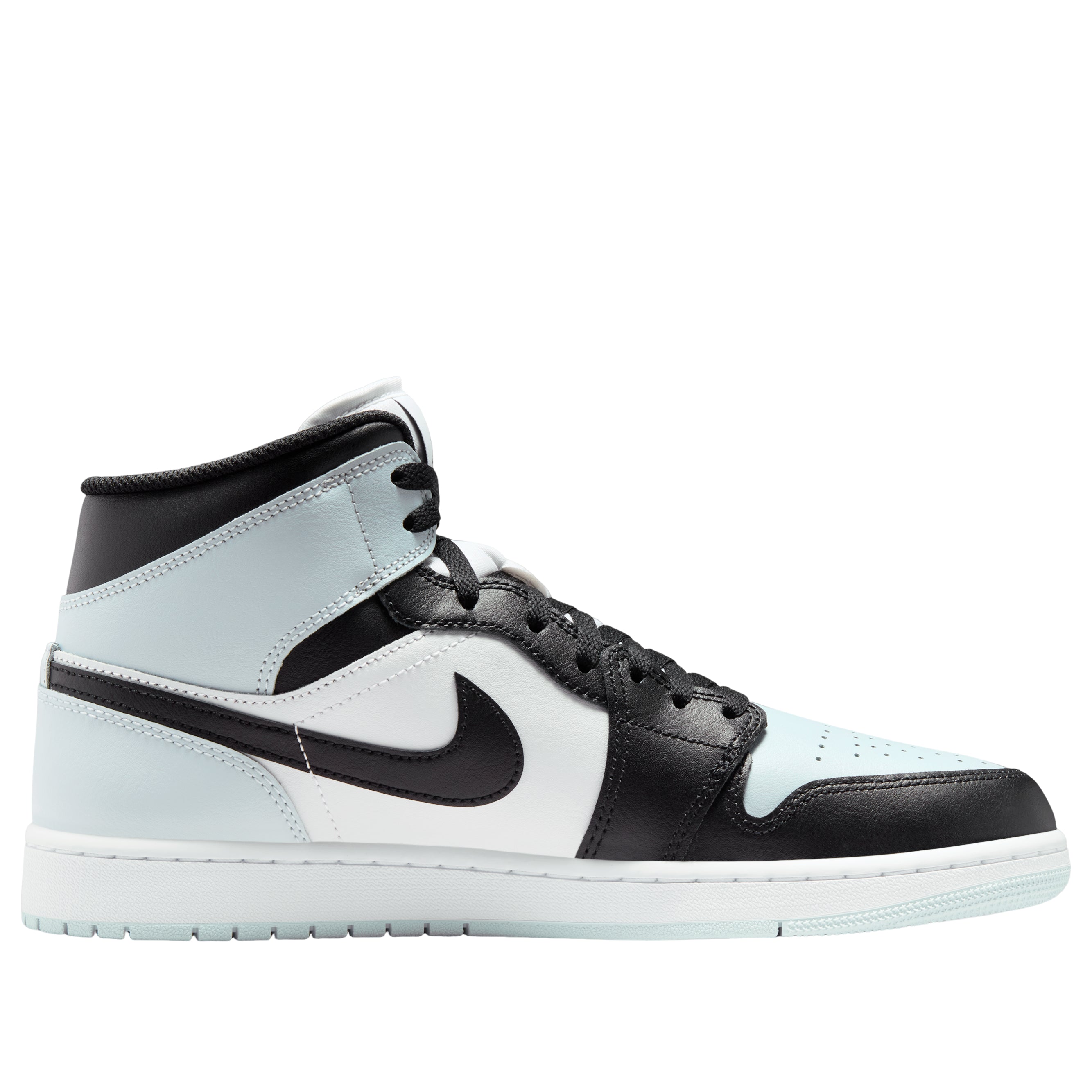 Jordan 1 Mid Black Aura Squadron Blue