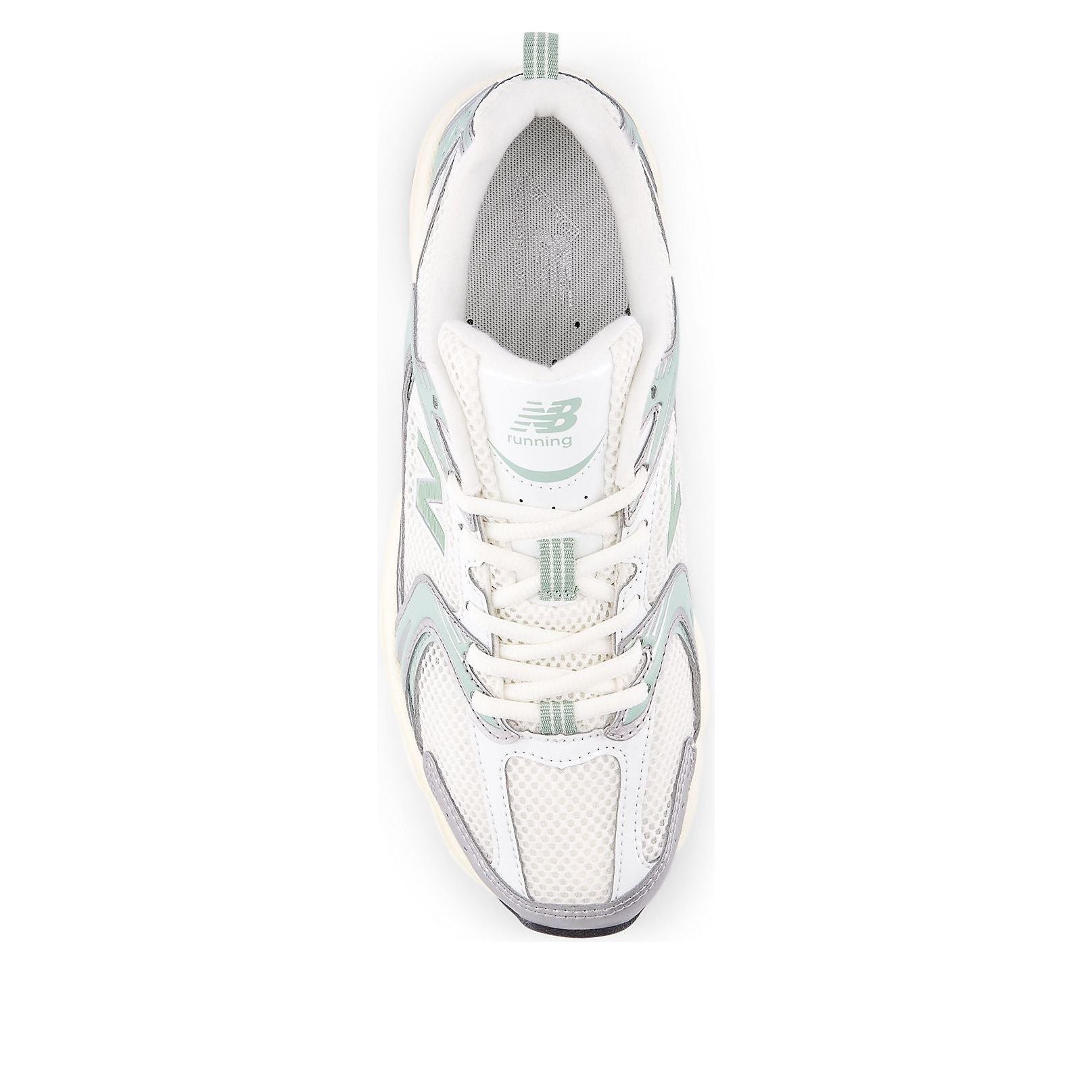 New Balance 530 Silver Metallic Mosaic Green