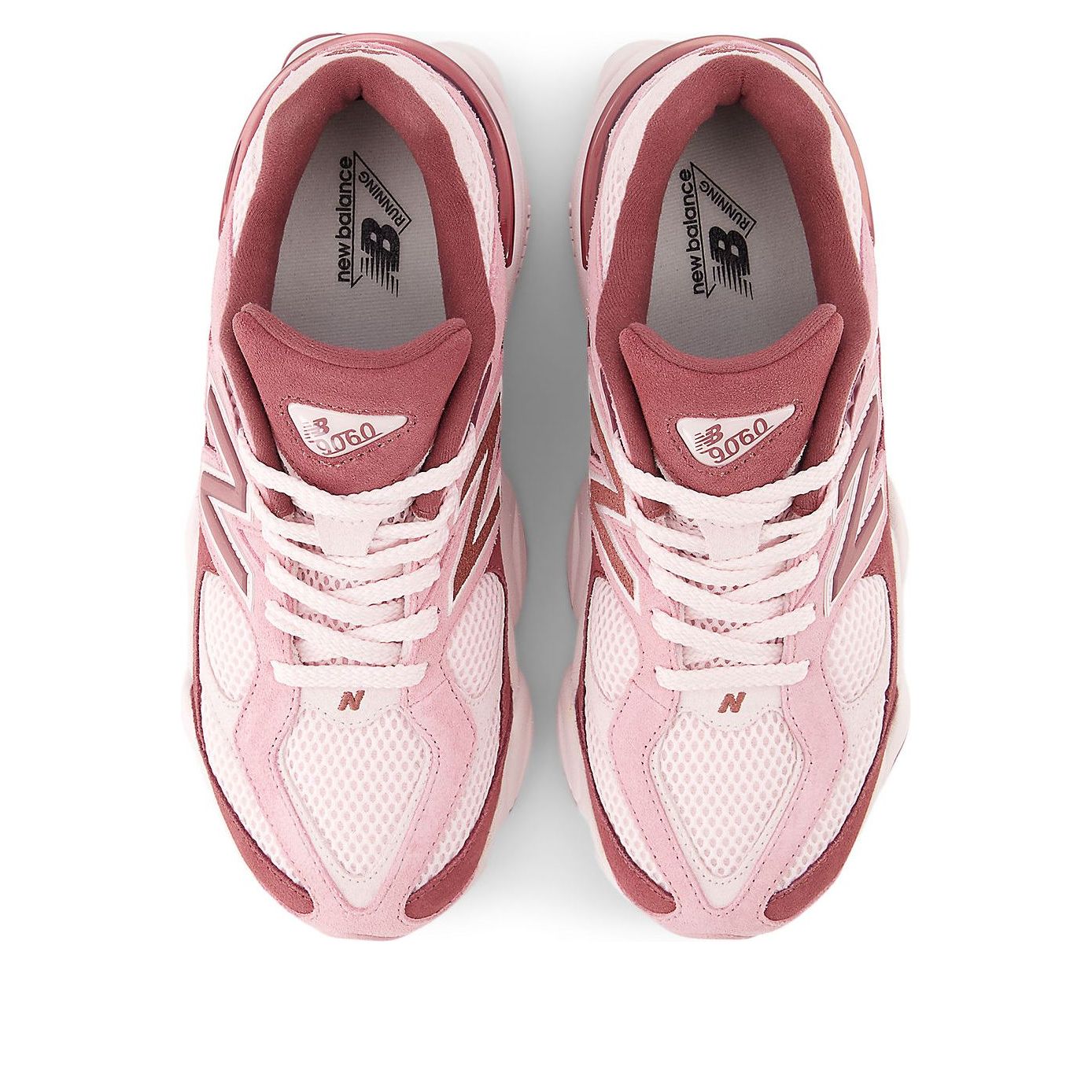 New Balance 9060 Pink Granite Washed Burgundy (GS)