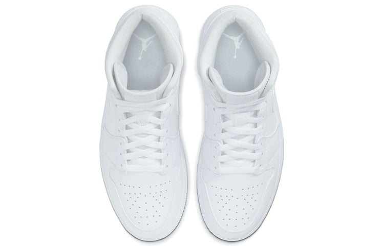 Jordan 1 Mid Triple White 2.0 (2020)