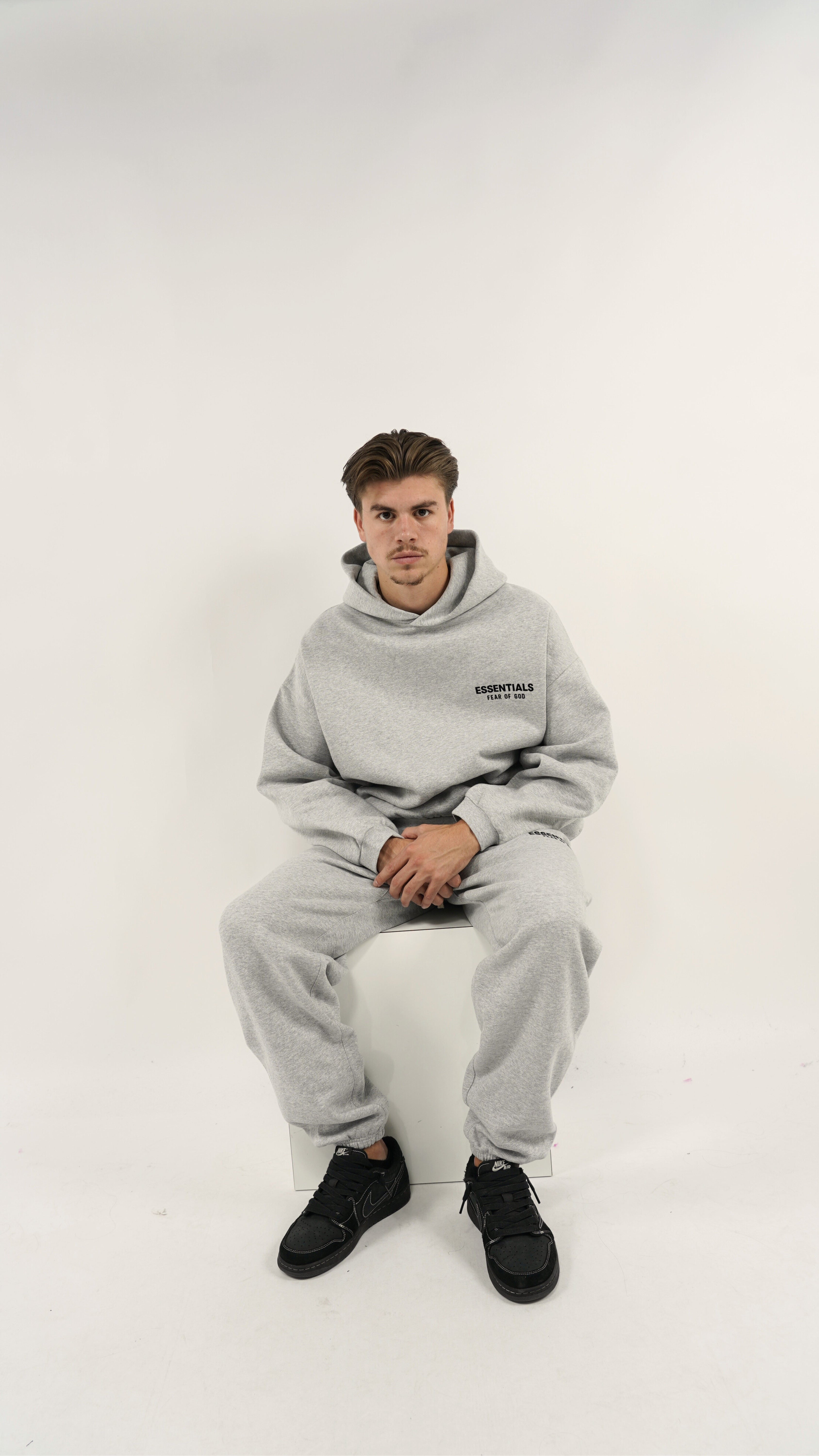 Fear of God Essentials FW24 Light Heather Full set