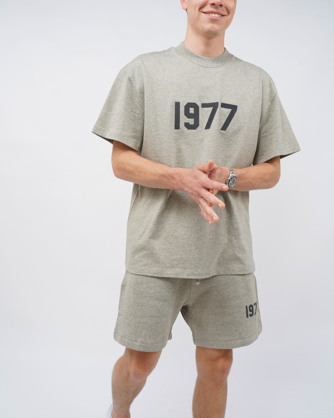 Fear of God Essentials 1977 Dark Oatmeal Summer Set