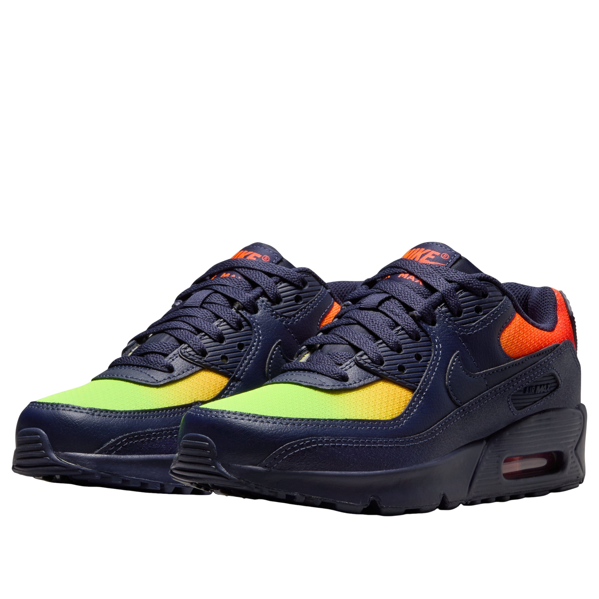 Nike Air Max 90 LTR Lemon Venom Blackened Blue (GS)