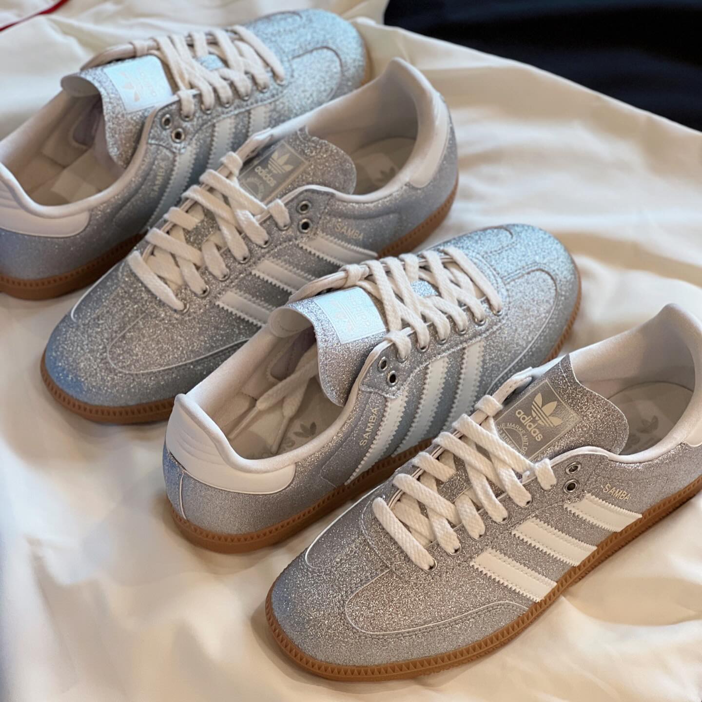 adidas Samba Shine Silver Metallic