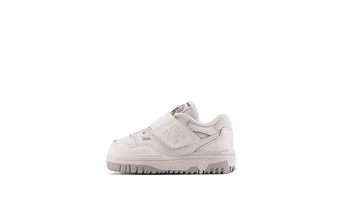 New Balance 550 Bungee Lace Top Strap White Baby (TD)