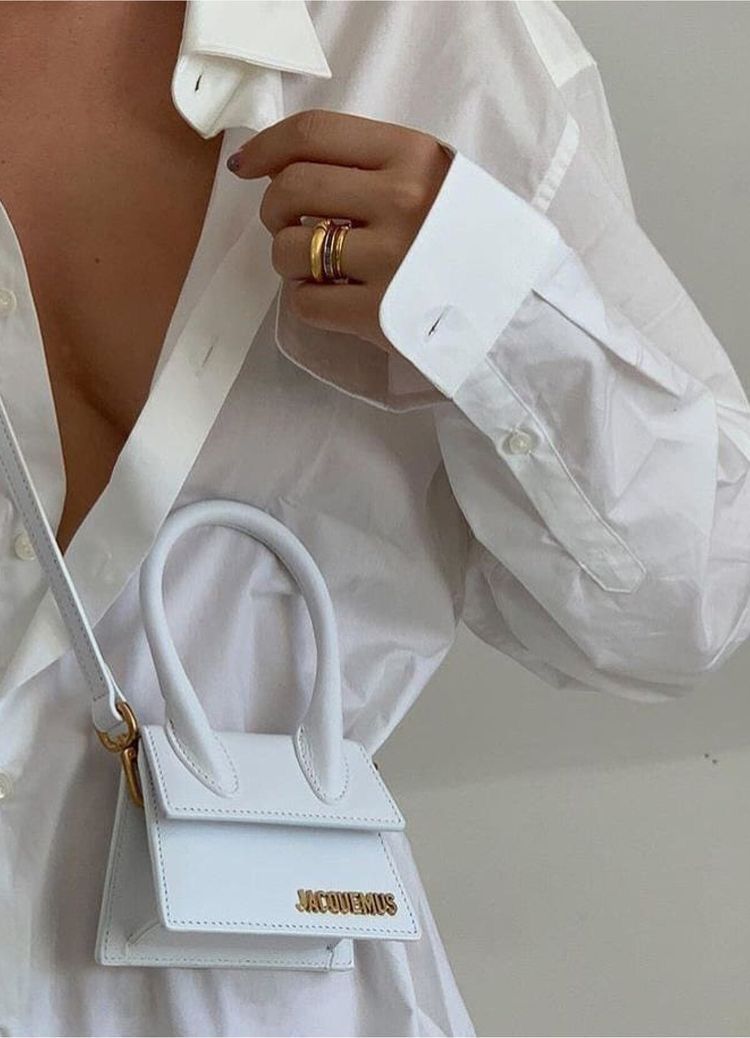 Jacquemus Le Chiquito Moyen White