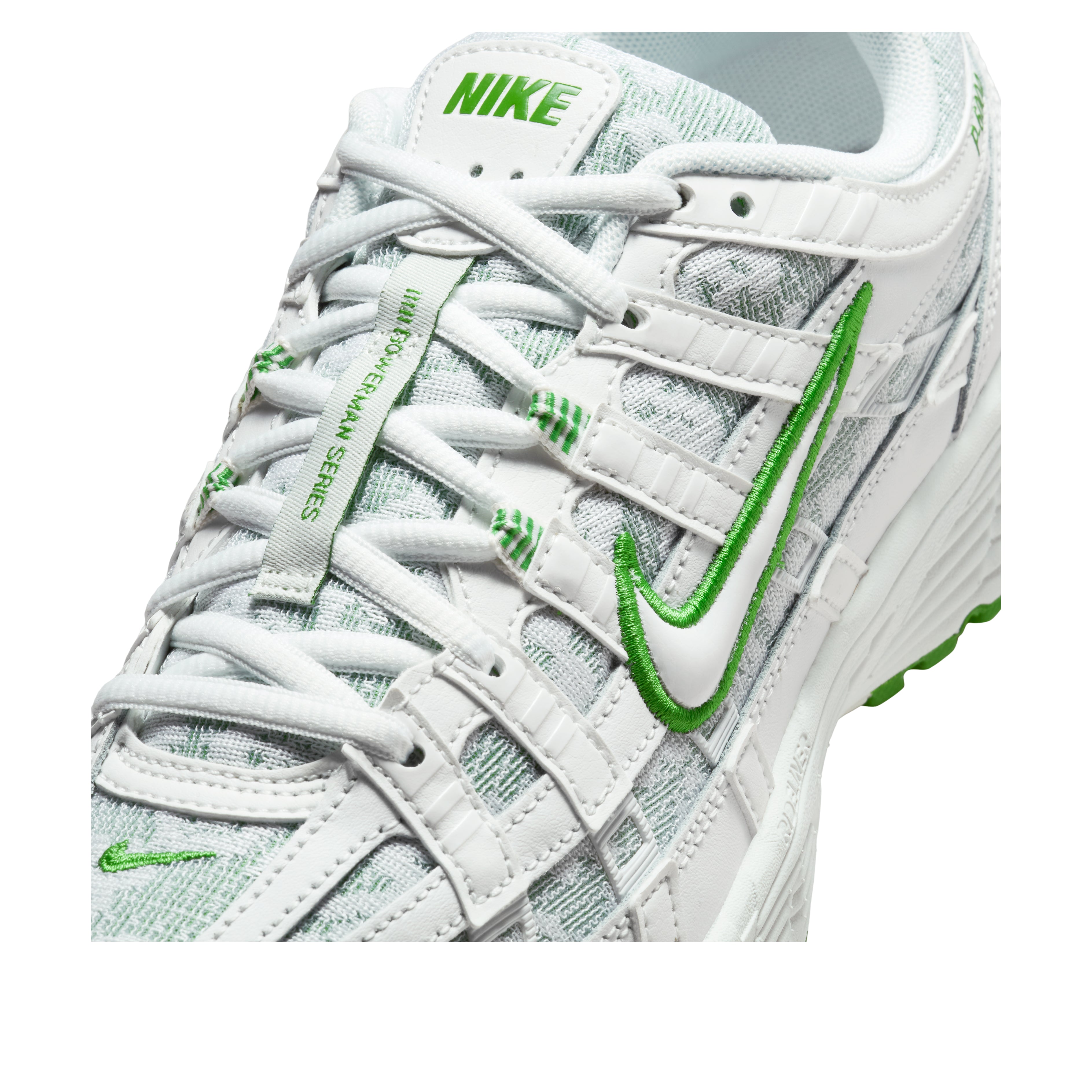 Nike P-6000 Summit White Kelly Green