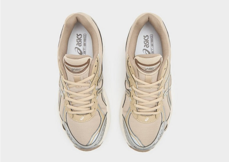 ASICS Gel-1130 Smoke Grey Honey Beige on feet