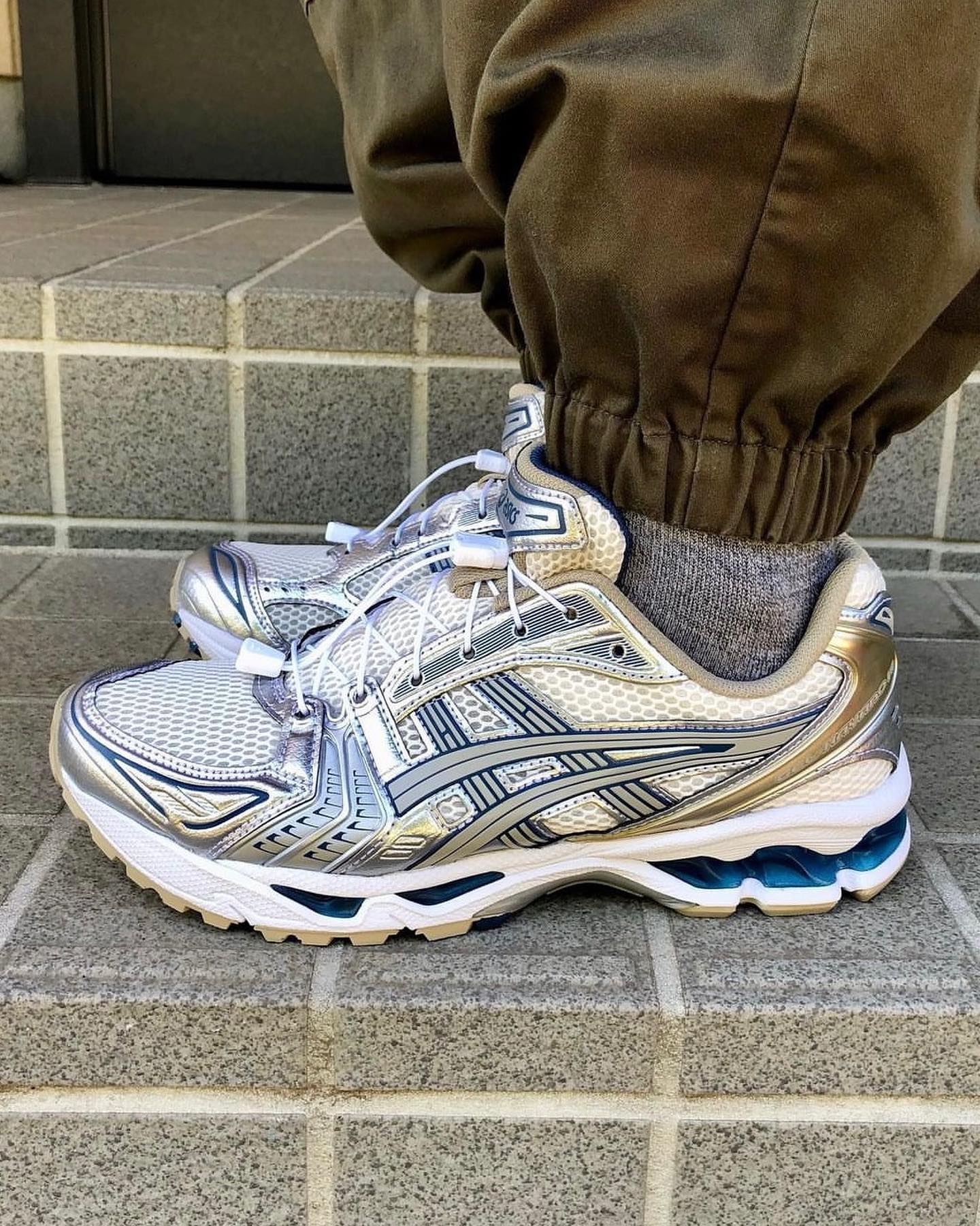 ASICS Gel-Kayano 14 Cream Pure Silver Champagne