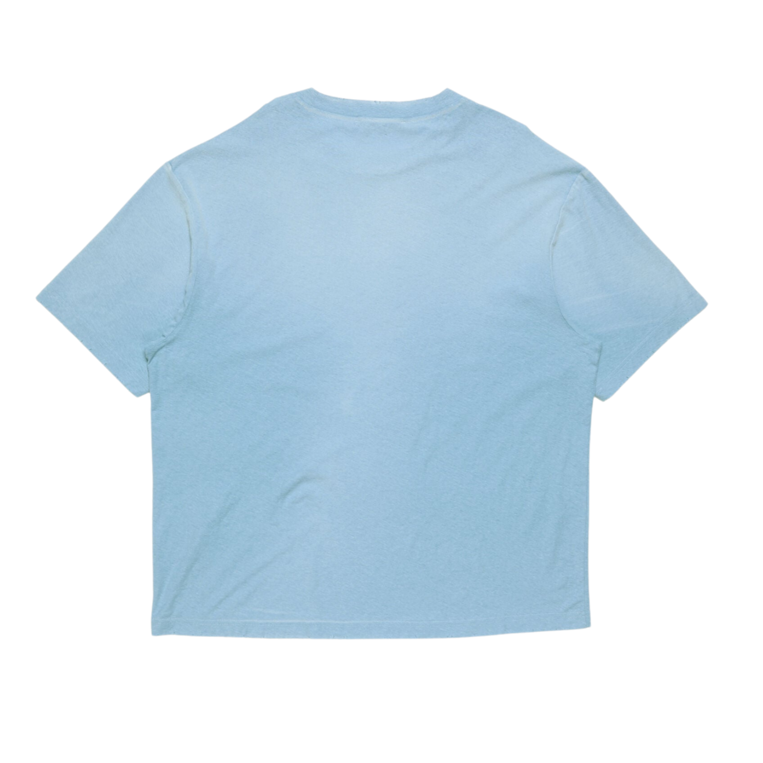 Acne Studios Sprayed Logo Tee Cornflower Blue