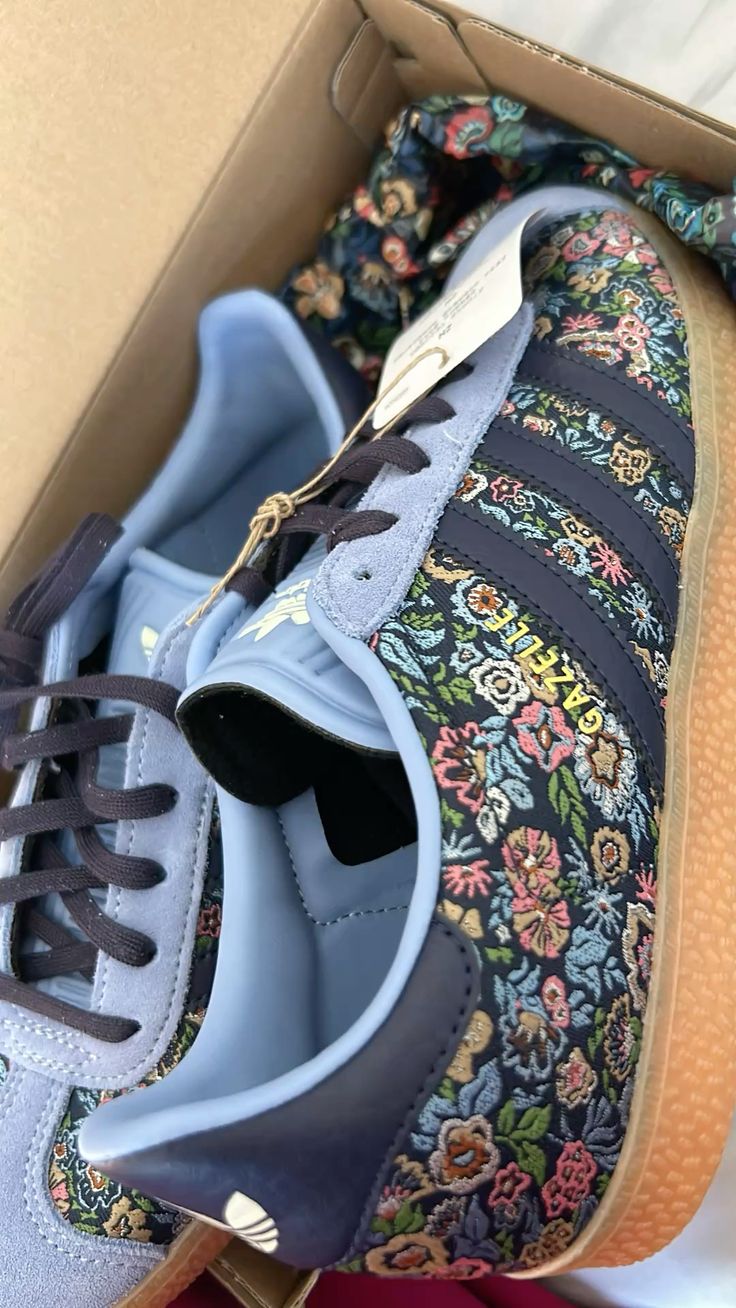 Adidas Gazelle Liberty London Floral Embroidery (GS)