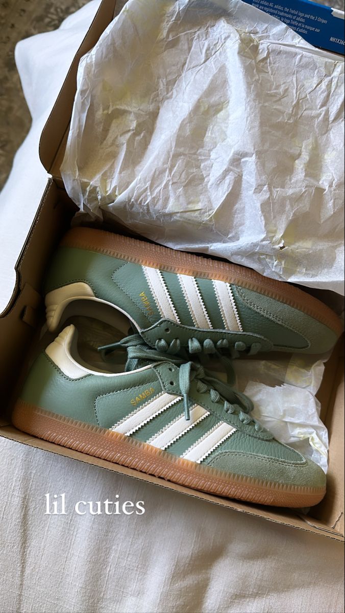 Adidas Samba OG Silver Green