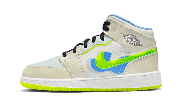 Air Jordan 1 Mid SE Warped Swoosh - DV1314-017