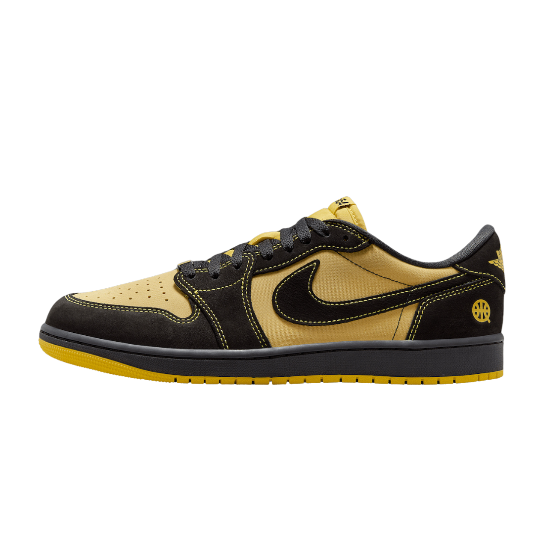 Jordan 1 Retro Low OG Quai 54 Black Tour Yellow Red