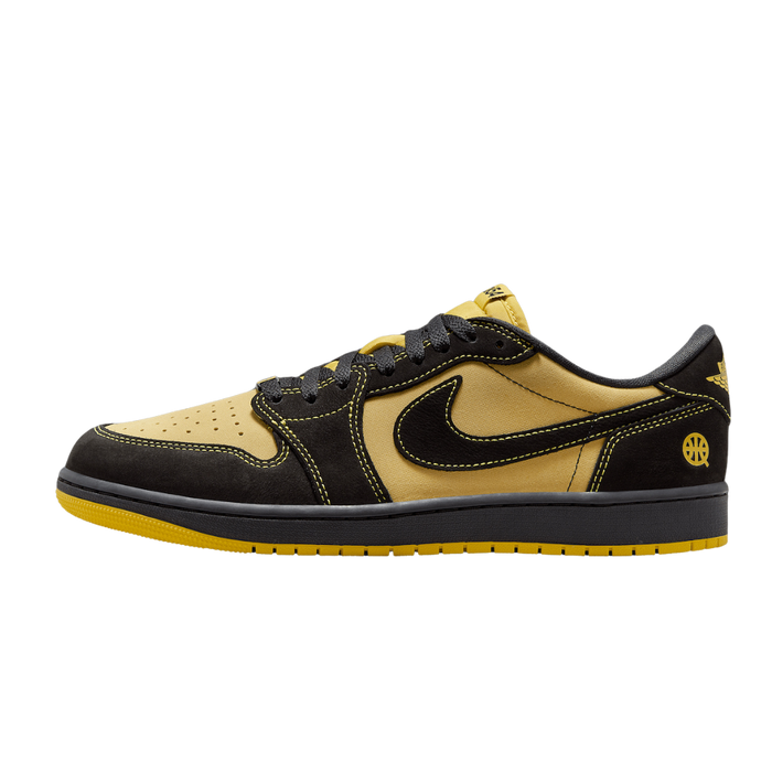 Jordan 1 Retro Low OG Quai 54 Black Tour Yellow Red
