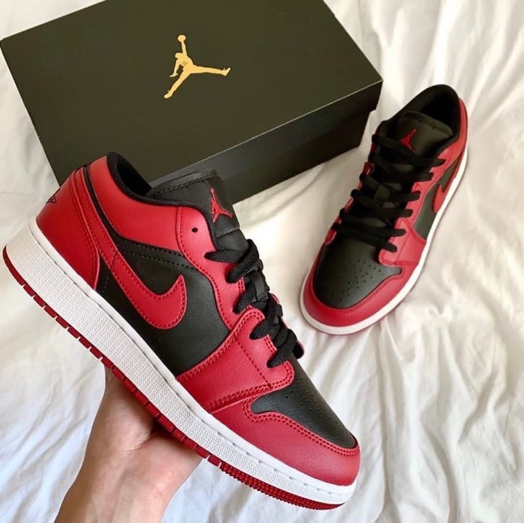 Air Jordan 1 Low Reverse Bred 553558-606 / 553560-606