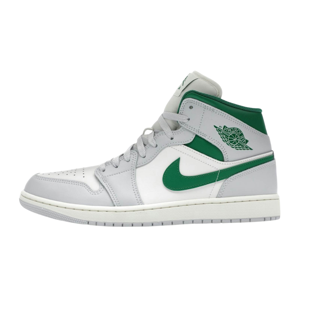 Air Jordan 1 Mid White Mystic Green