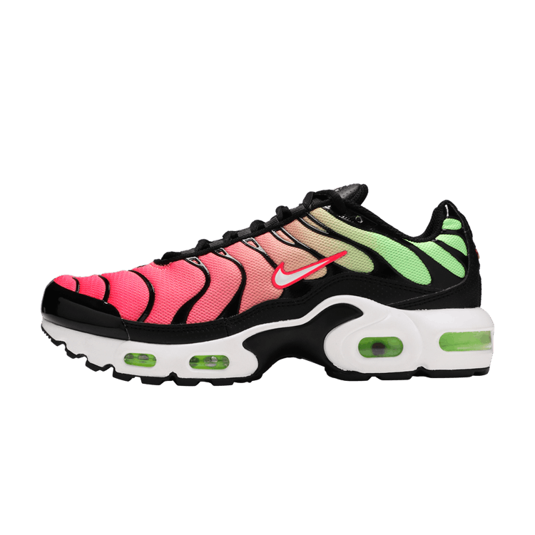 Nike Air Max Plus Black Green Strike Flash Crimson White (GS)