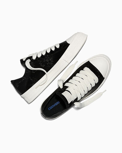 Converse Chuck Taylor All Star Throwback Low Waxed Denim Black