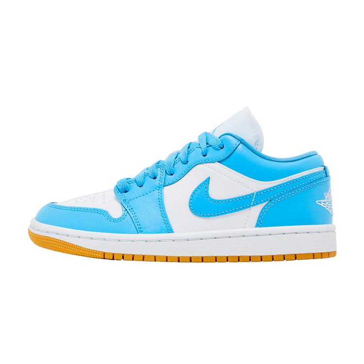 Jordan 1 Low White Gum Light Brown Dark Powder Blue