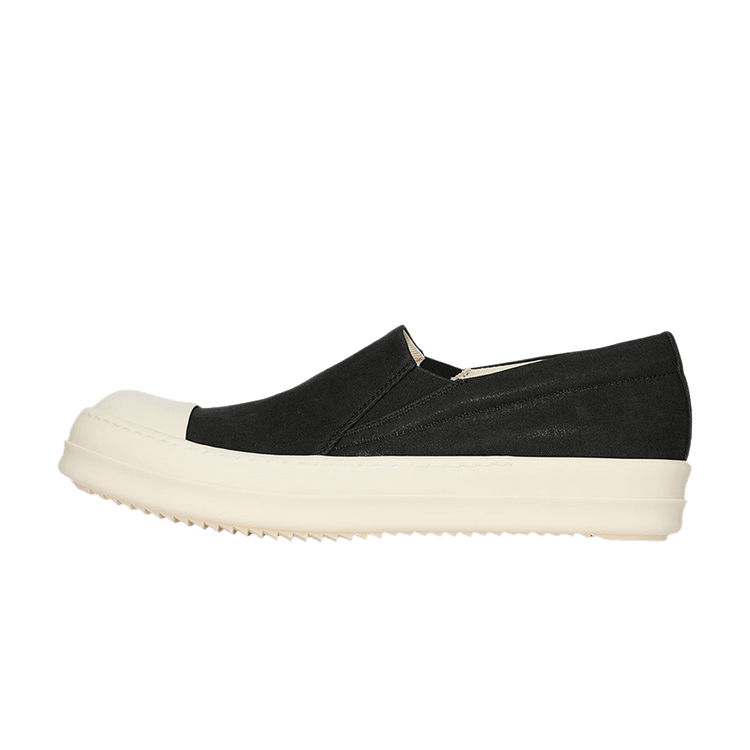 Rick Owens DRKSHDW Boat Slip On 'Black Milk'