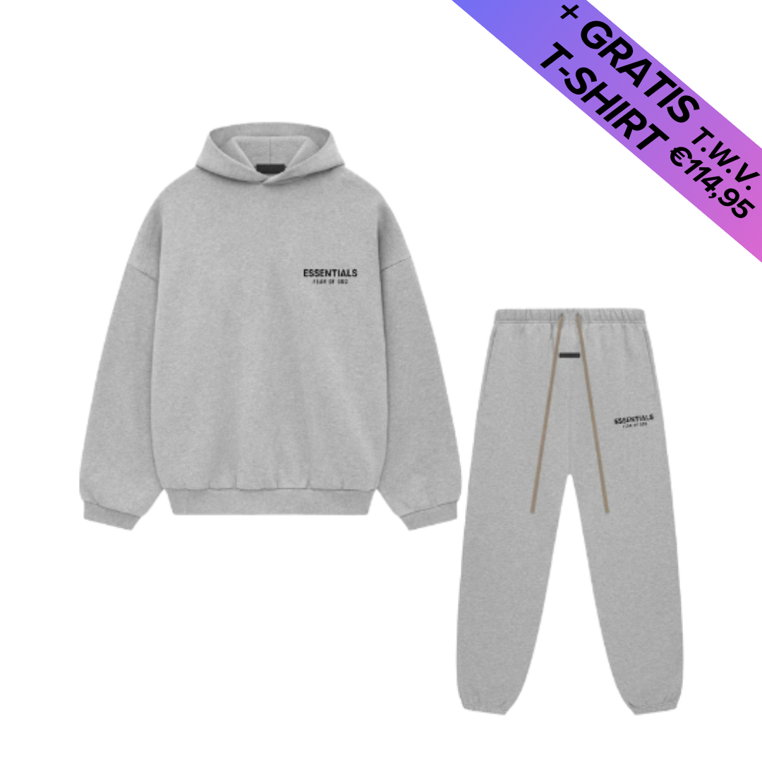 Fear of God Essentials FW24 Light Heather Full set