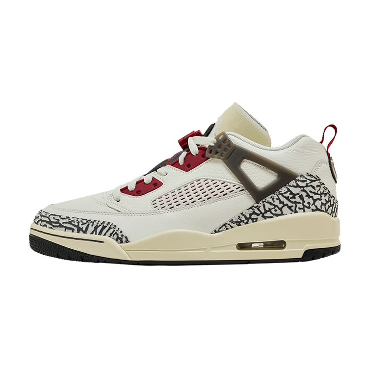 Jordan Spizike Low Sail Anthracite Coconut Milk Varsity Red