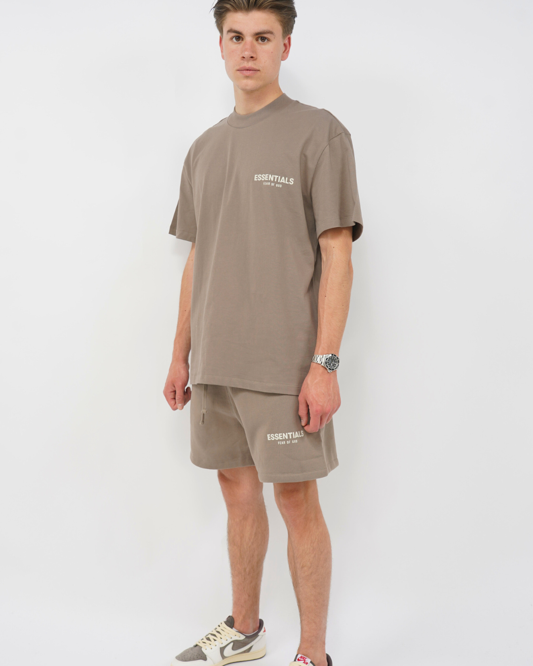 Fear of God Essentials Desert Taupe Summer set