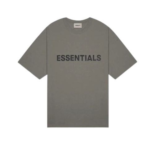 Fear of God Essentials FW20 T-Shirt Applique Cement