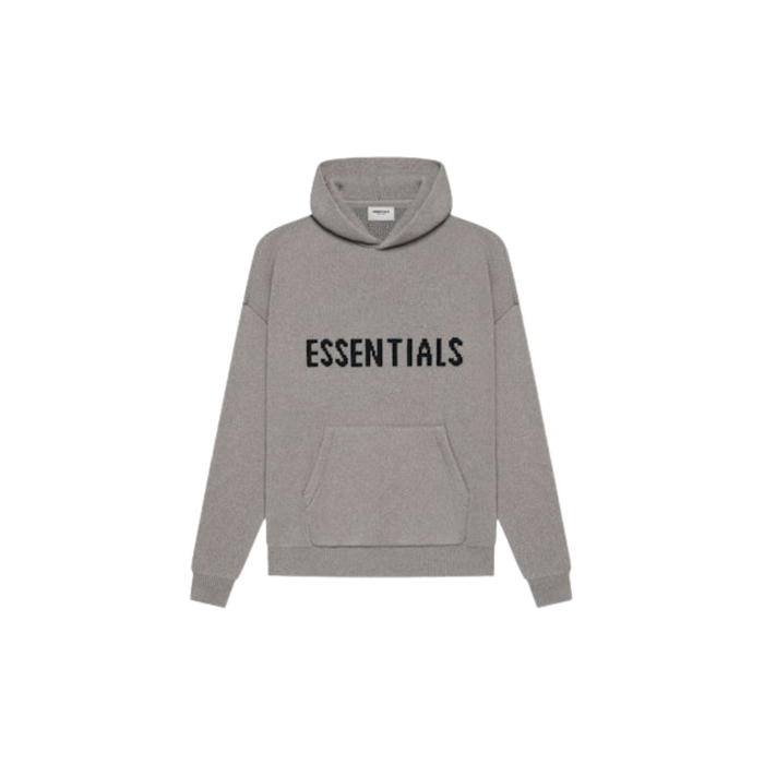 Fear of God Essentials Knit Pullover Hoodie (SS21) Dark Heather