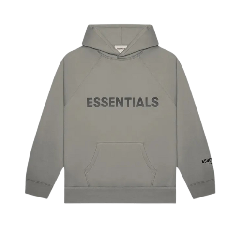Fear of God Essentials FW20 Hoodie Applique Cement