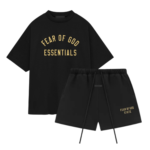 Fear of God Essentials FW24 Black Summer Set