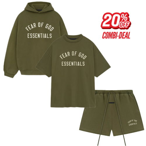 Fear of God Essentials Bundle Deal 20% (Hoodie, T-shirt, Short)