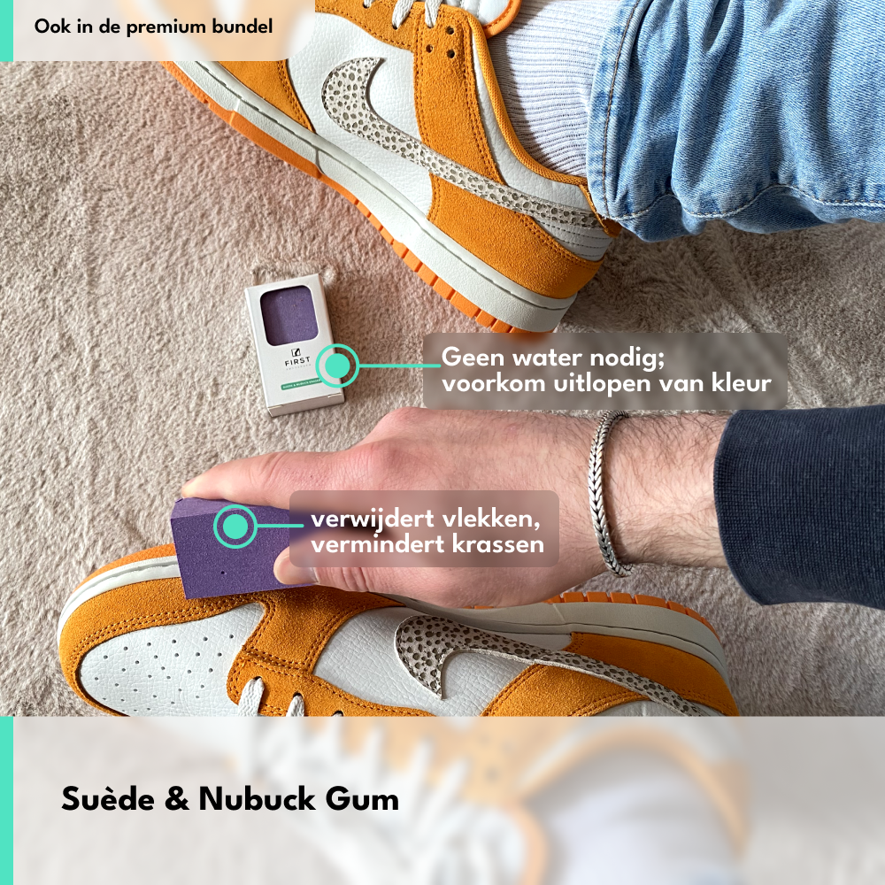 Suede & Nubuck Gum | Remove Stains and Reduce Scratches