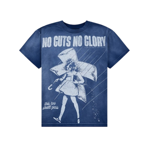 Hellstar Carry Your Cross Tee Navy