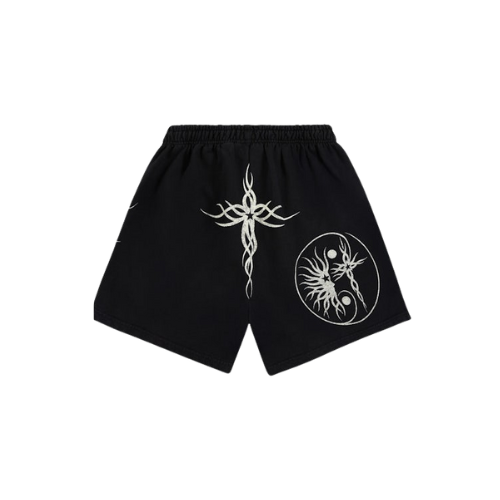 Hellstar Flame Yang Short Black