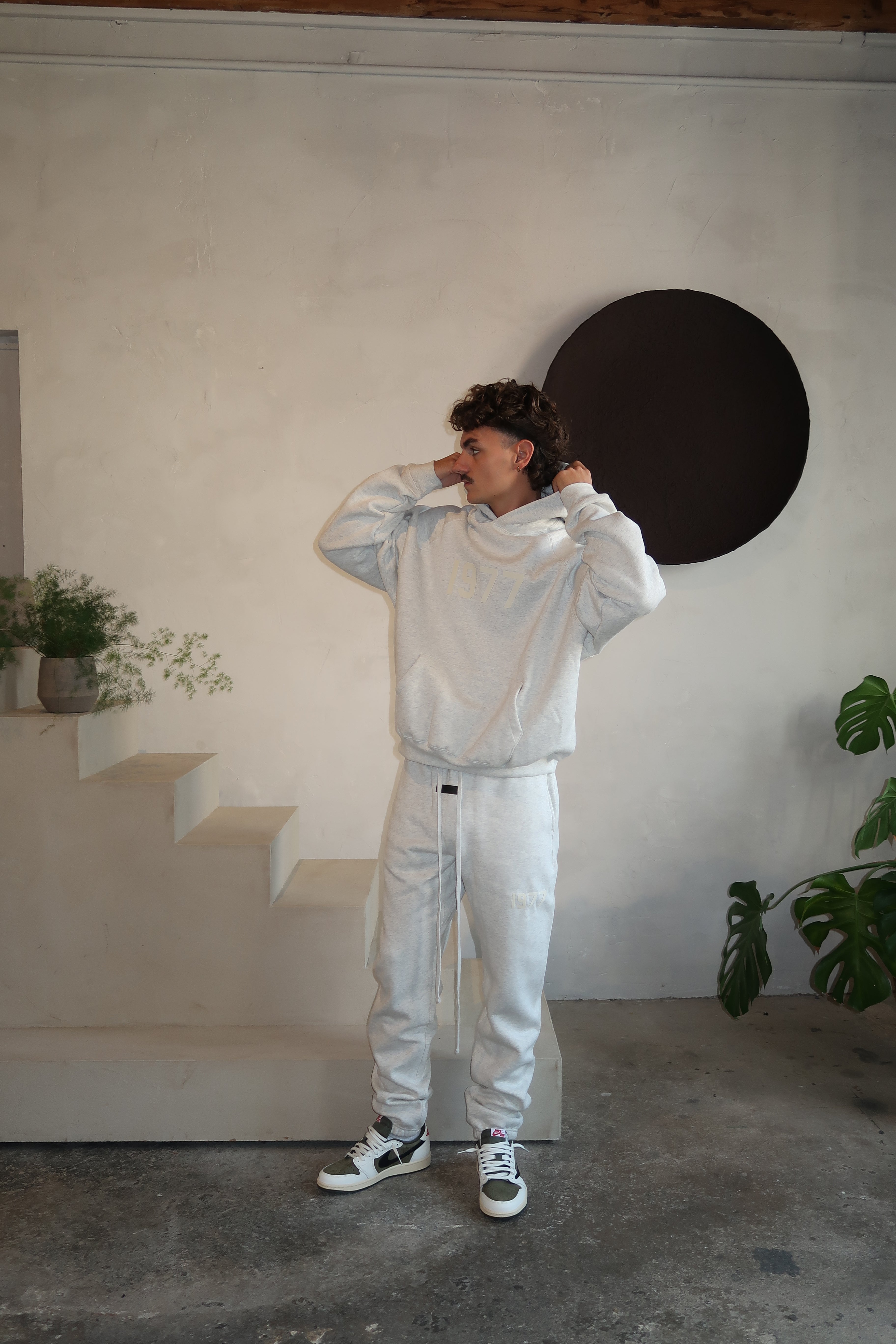 Fear of God Essentials 1977 Light Oatmeal Long Pants