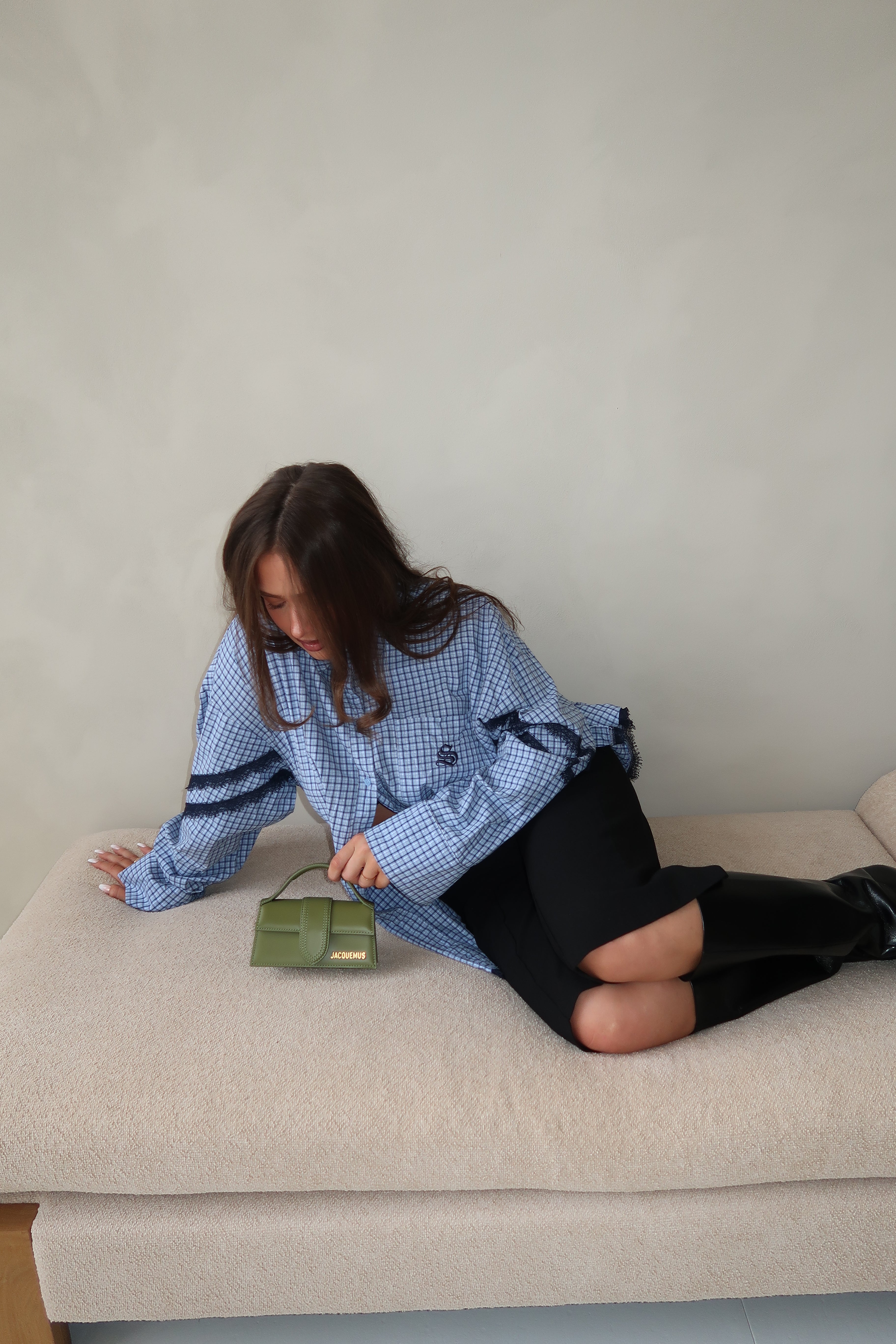 Jacquemus Le Bambino Khaki green