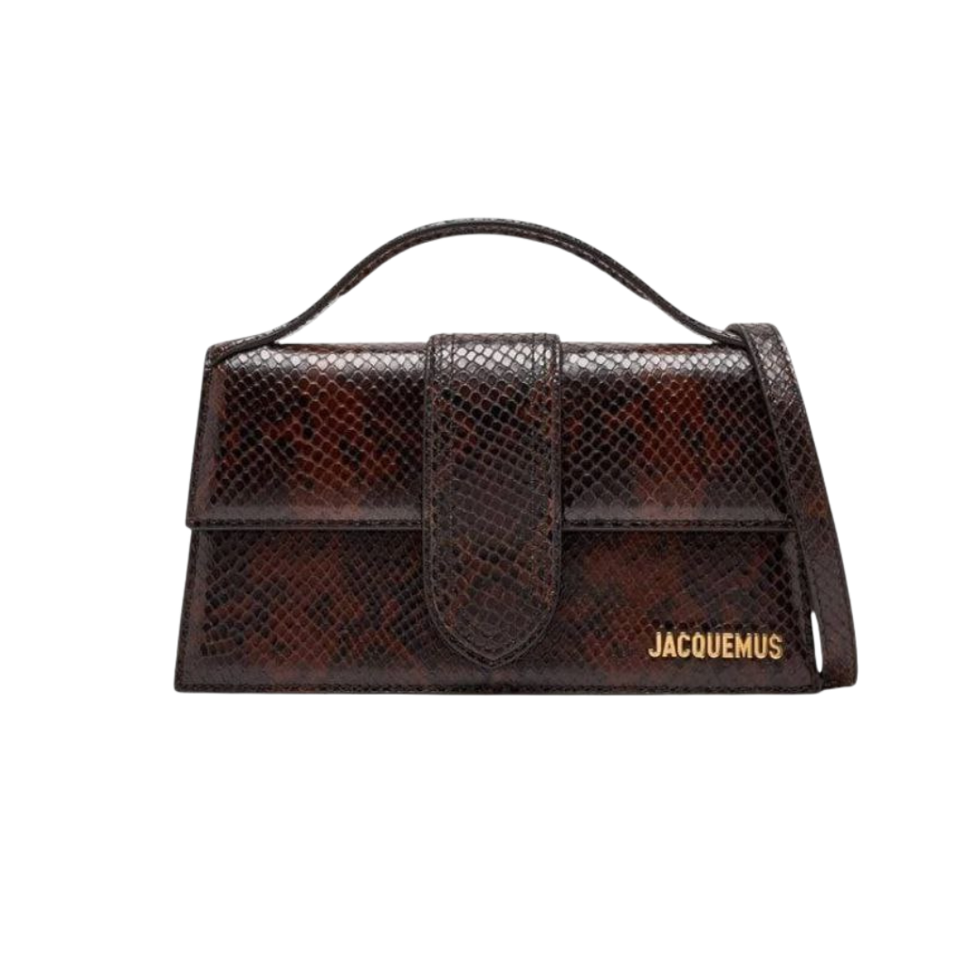 Jacquemus Le Grand Bambino Pitone scuro