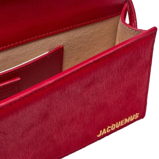 Jacquemus Le Long Bambino Leopard Red