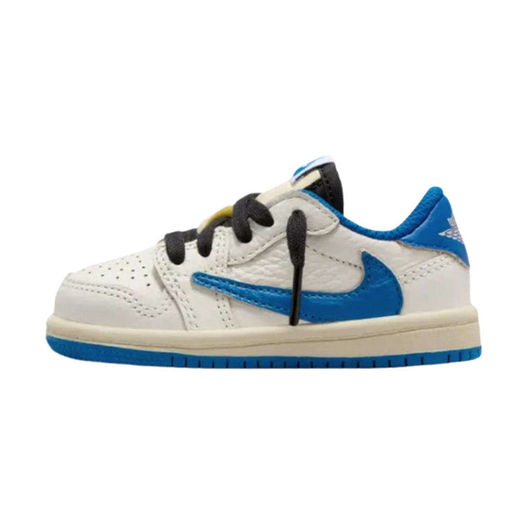 Jordan 1 Retro Low OG SP Fragment x Travis Scott Sail Military Blue (TD)