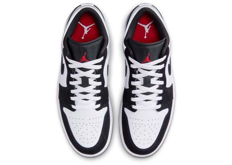 Jordan 1 Low SE White Fire Red Black Matte Silver