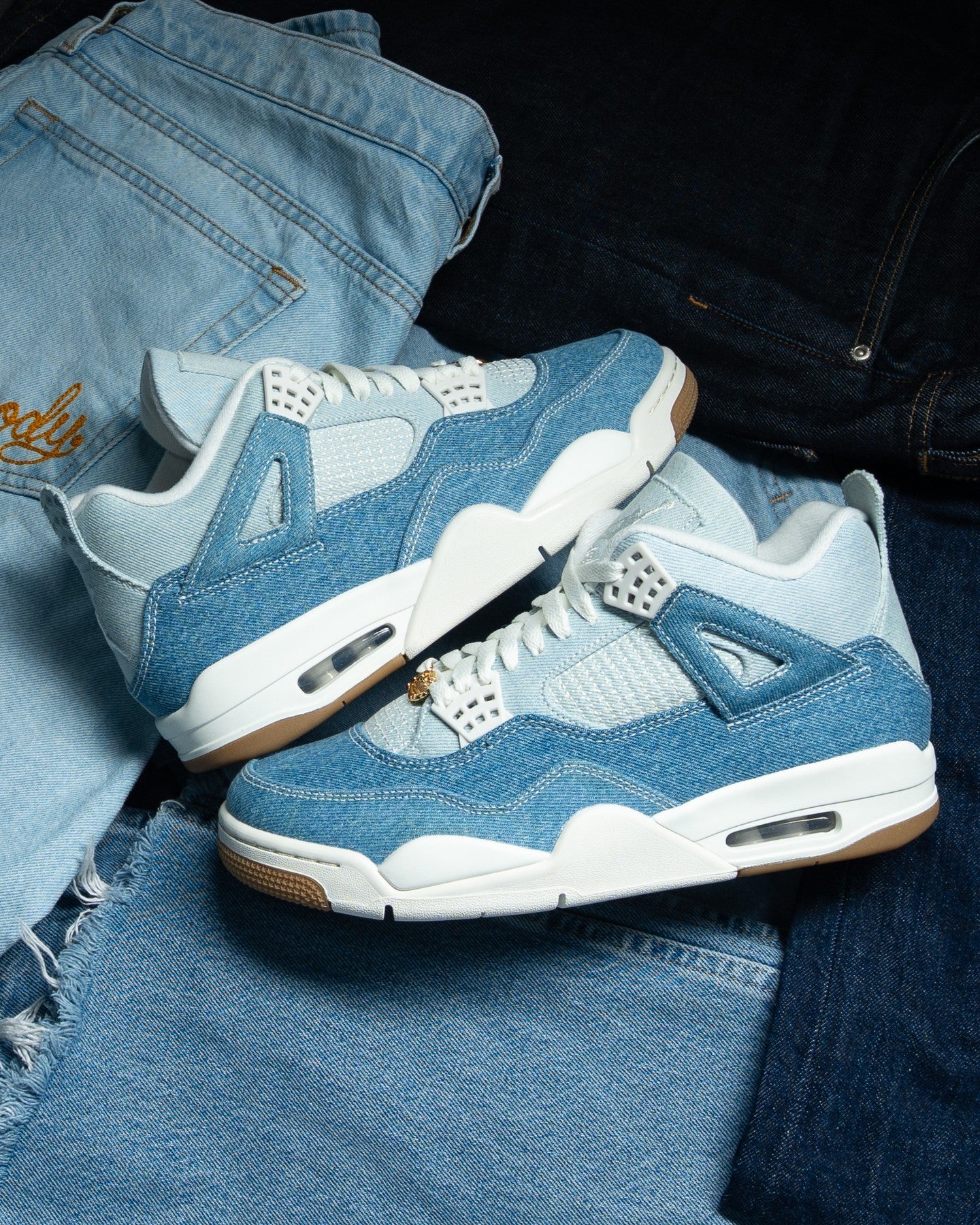 Jordan 4 Retro TEX Denim Worn Blue