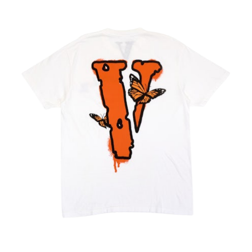 Juice Wrld x Vlone Butterfly T-shirt White