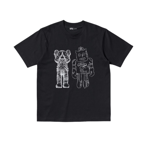 KAWS x Uniqlo Warhol UT Graphic 476351 Maglietta Nero